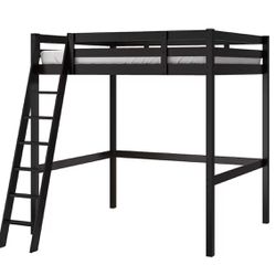 IKEA STORÅ Loft bed frame, black, Full/Double