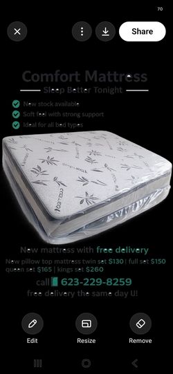 Colchones nuevos de 11” - 13” pulgadas tamaño full $150 incluye las box spring gratis y entregamos mismo dia marke para contestacion  mas rapido 623_2