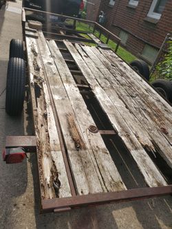 18x6 Tandem Trailer
