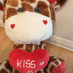 Valentines day Giraffe 