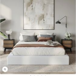 Soft Frame Designs White Ultra Bed Frame