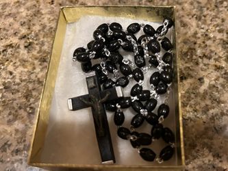Black Rosary Beads