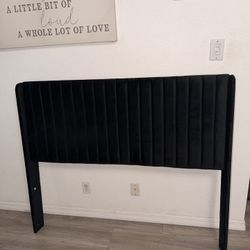 Full Size Headboard – Black (Frame Not Included)