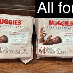 Huggies Baby Wipes 2 For $10