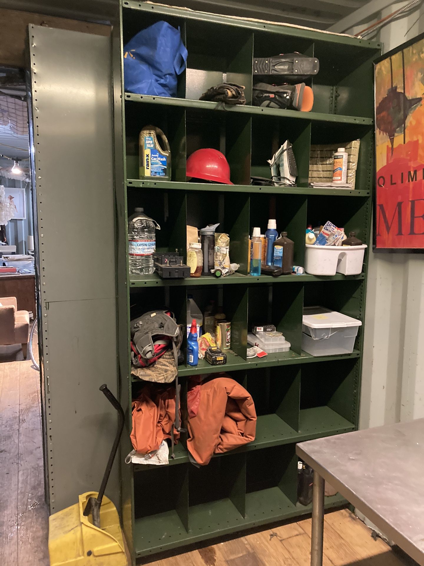 Metal Shelving Unit