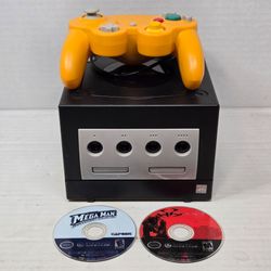 Nintendo GameCube Black Console Bundle + Controller & 2 Games