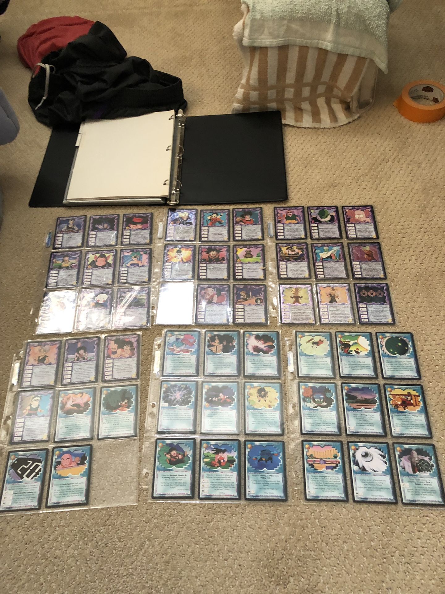 DBZ Dragon Ball Z Ani-Mayhem Card Collection Lot