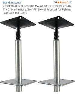 2-Pack Boat Seat Pedestal Mount Kit