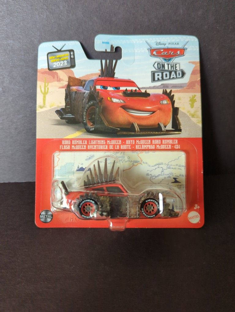 Disney Pixar Cars On The Road-Road Rumbler Lightning McQueen