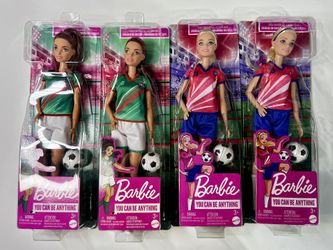 Mexico & USA Soccer Team Barbies!  