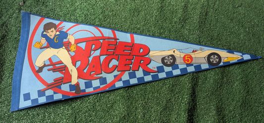 Vintage Speed Racer Collectible Pennant