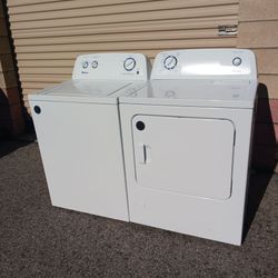 Amana Matching Set Washer And Gas Dryer Excellent Working Condition