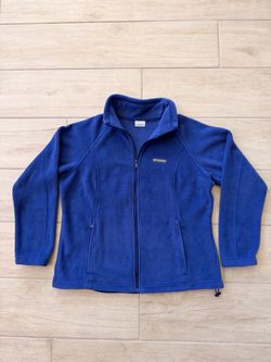 Columbia Fleece Jacket Women's Size 1X Blue Zip Pockets West Las Vegas See My Listings Summerlin