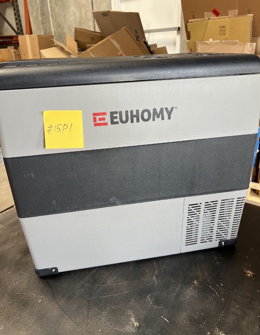 #15P1 - EUHOMY 12 Volt Car Refrigerator,59 Quart(55L) Car Fridge Electric Cooler APP Control,12V Refrigerator -4℉~68℉ with 12/24V DC & 110-240V AC, Po