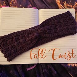 Hand Crocheted Headband/Ear Warmers/Ear Muffs