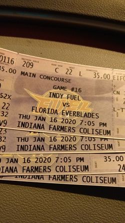 Indy Fuel Tickets