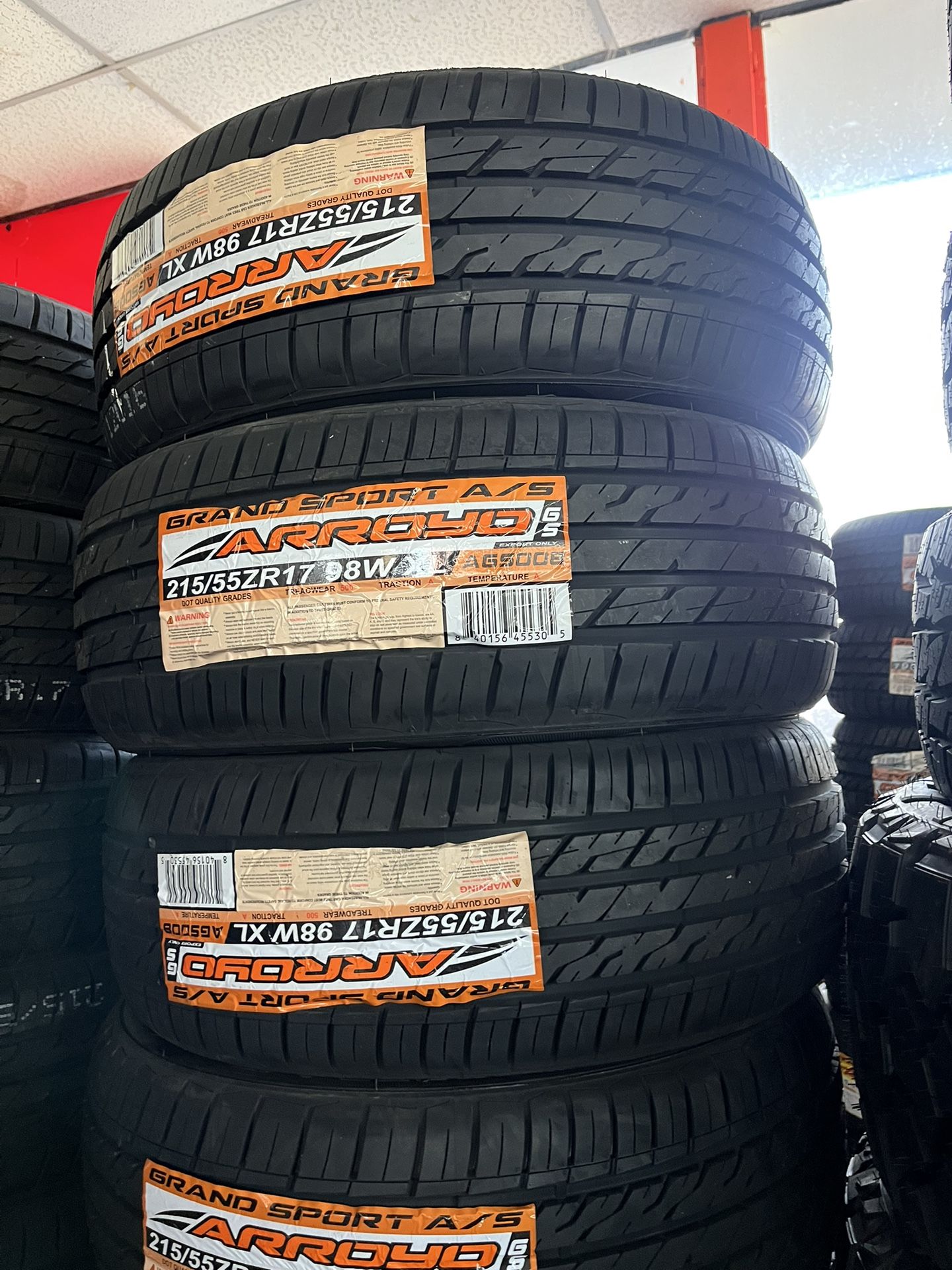 🔥📲215/55/R17 Vendo Llantas Nuevas Marca Arroyo