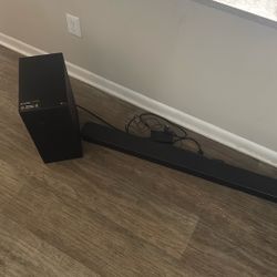 LG SOUND BAR WITH SUBWOOFER