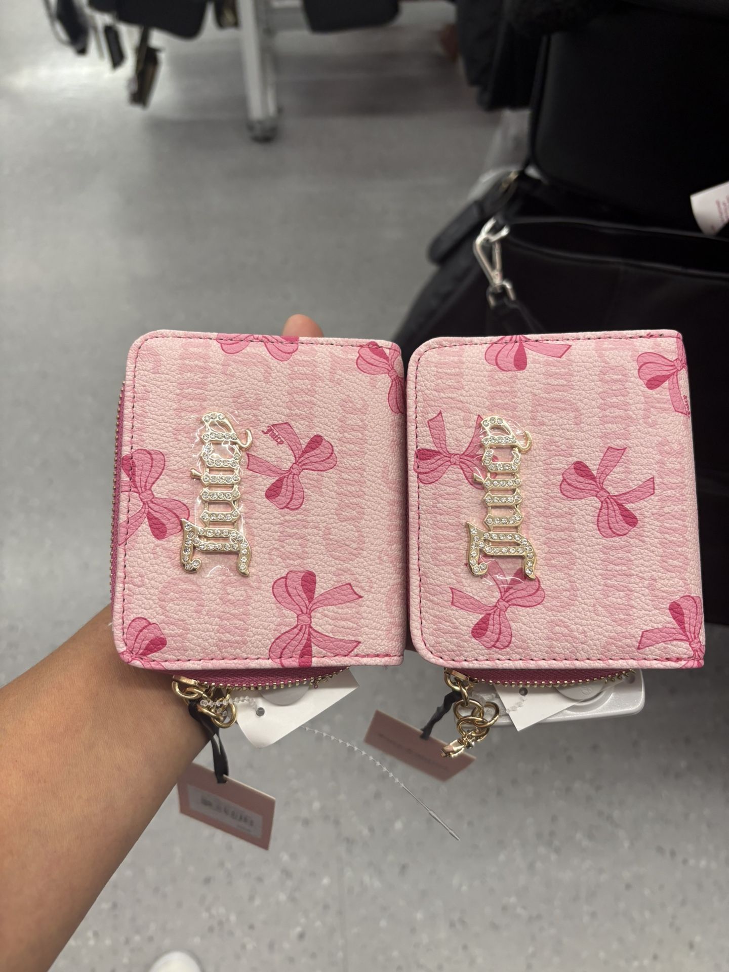 Juicy Couture Pink Bow Wallet