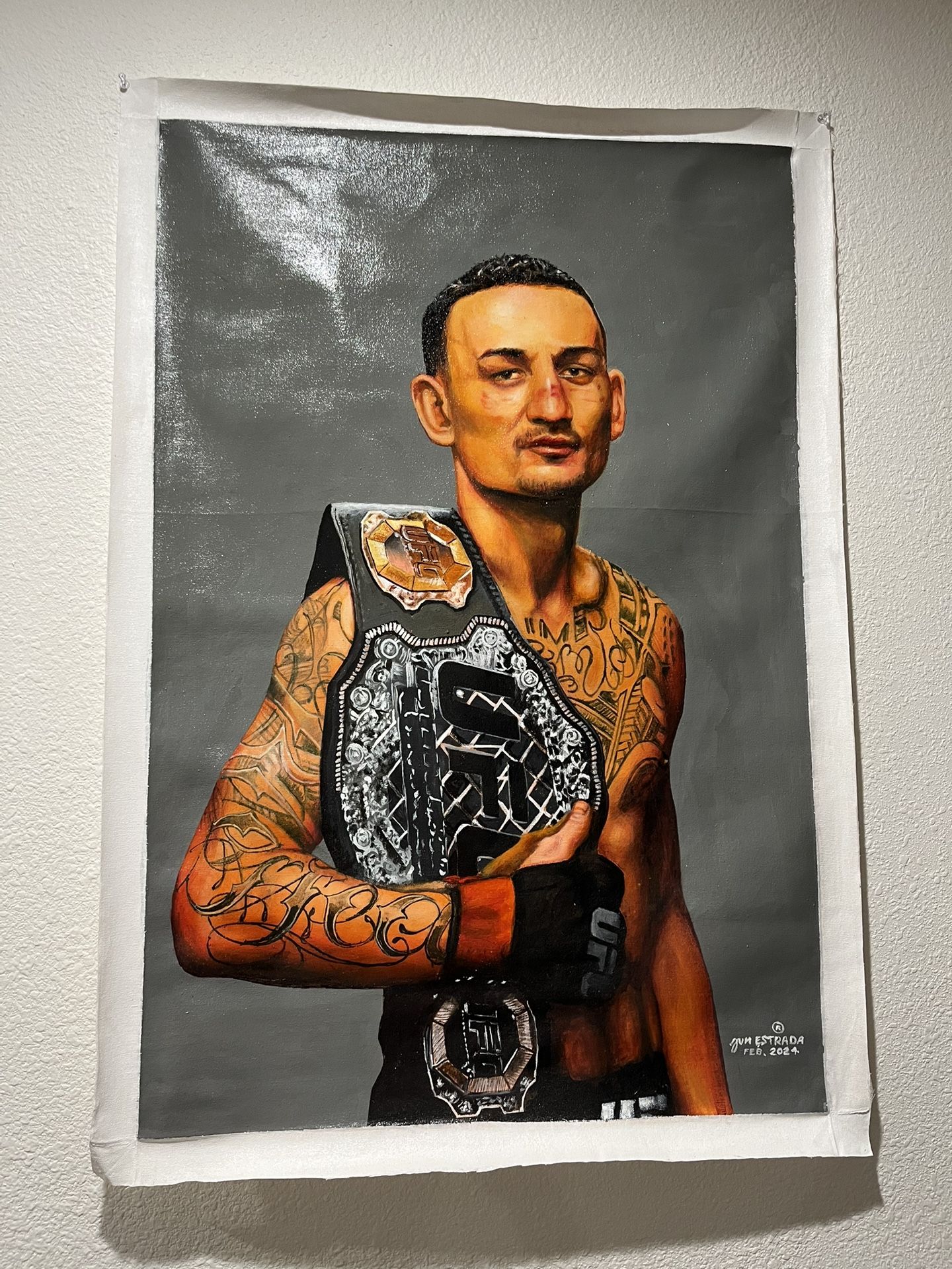 1 of 1 ATHLETE CANVAS PAINTINGS