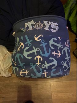 Large Nautical Toy Bin