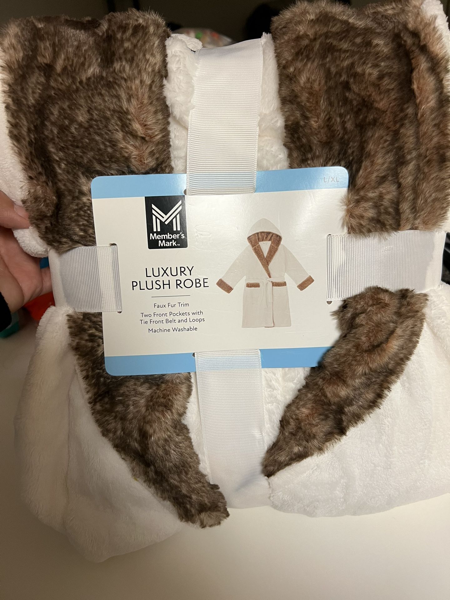 Luxury Faux Plush Robe
