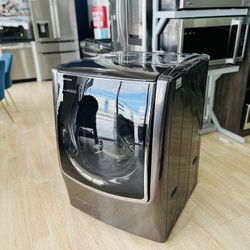 - SIGNATURE 5.8 Cu. Ft. High-Efficiency Smart Front Load Washer with Steam and TurboWash Technology - Black Stainless Steel Model:WMHKA