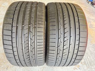Two Tires 325/35/22 Continental Sport Contact 6 With 100% Left Full life Mercedes GLE 63