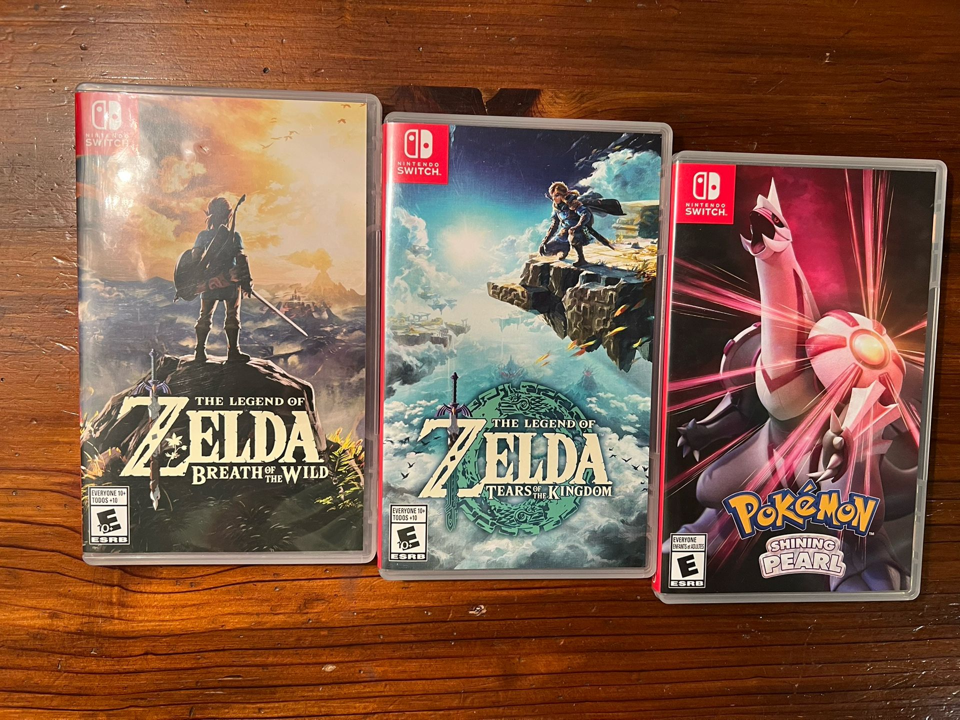 Legend Of Zelda Games + Pokemon Shining Pearl