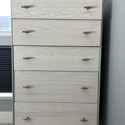 West elm 5 Drawer Dresser And Nightstand