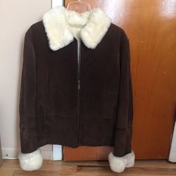 VINTAGE leather Suede Jacket ❤️