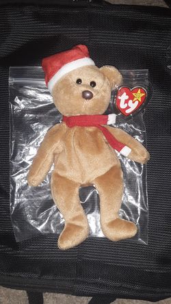 Ty Beanie Baby 1997 Holiday Teddy Bear (1996) - Style# 4200 - ERRORS!