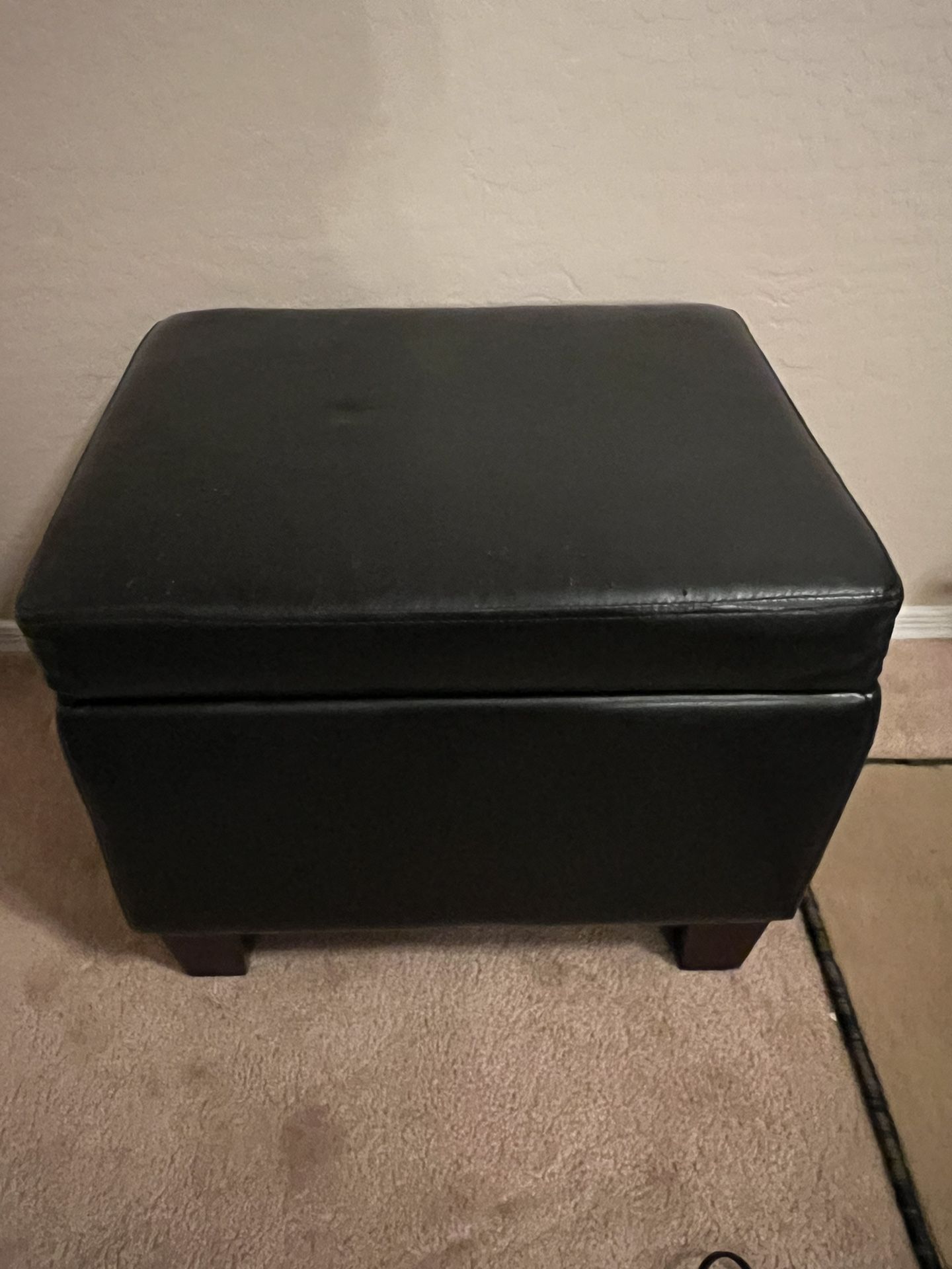 Storage Cube Ottoman With Two Small Cube