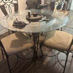 Glass Dining Table 