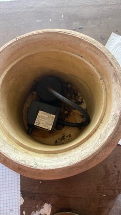 Large Terracotta Clay Pot fountain