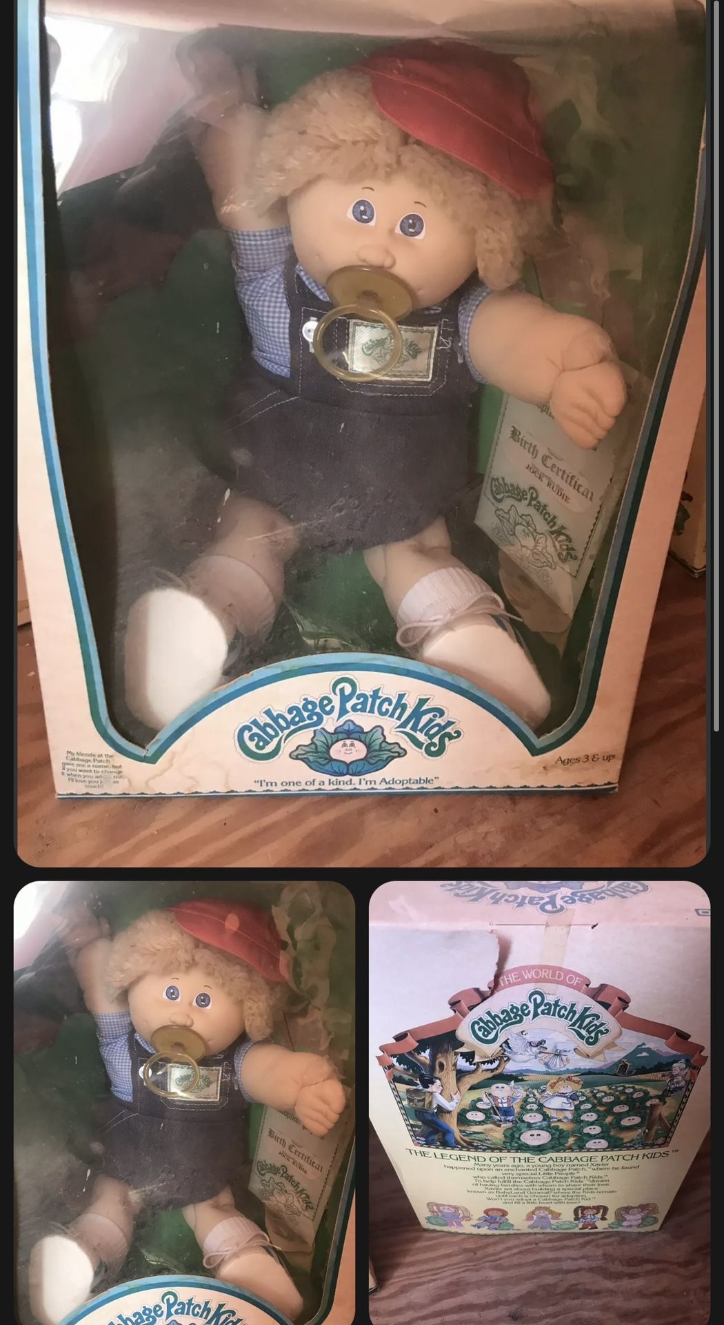 Vintage Cabbage Patch Doll Brothers 