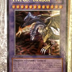 Five God Dragon Yu-Gi-Oh 1st Edition 