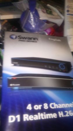 Swann pro-series 4 or 8 channel like new only $80.00