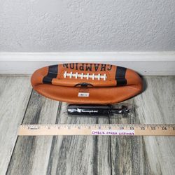 Champion Blitz Football, All-Weather Football, Enhanced Grip, Durable Rubber Cover and Molded Laces, for Outdoor Sports & Training, Includes 6 Ball Pu