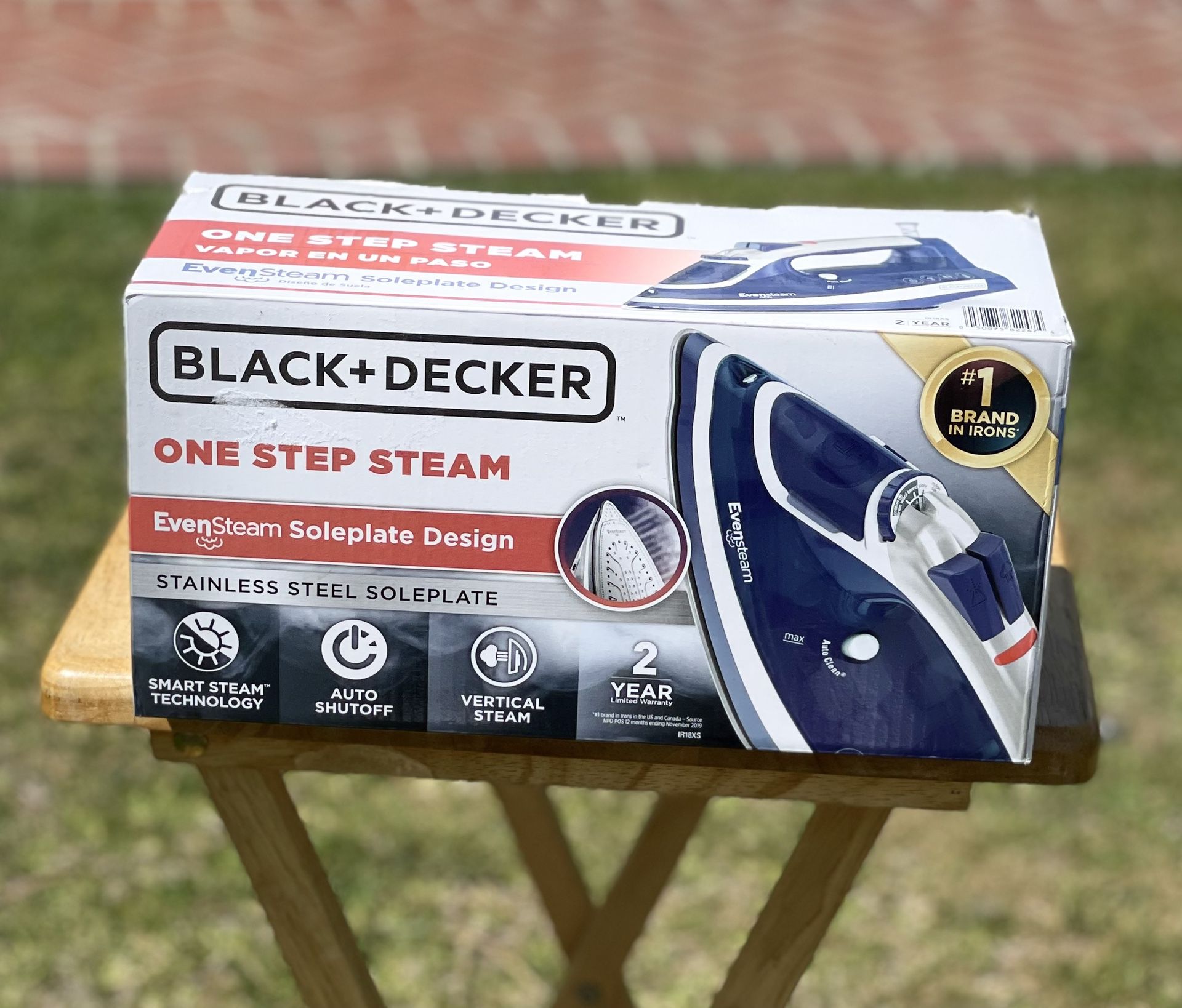 BLACK+DECKER One Step Steam Iron - Plancha de vapor de un solo paso for  Sale in Whittier, CA - OfferUp