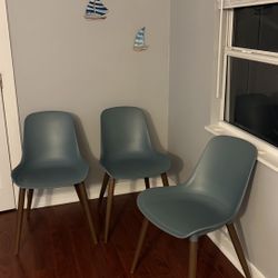 Teal blue Chairs