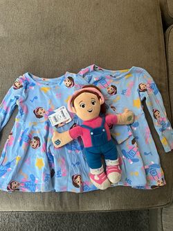 Ms. Rachel Girls Dress and Plush Doll Set