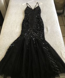 Black Formal Dress / Prom Dress