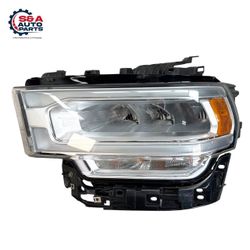 Dodge Ram 2(contact info removed) 2019-2024  LED Headlight Left Driver Front OEM  9283