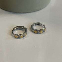 Sterling Silver Huggie Earrings