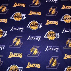 Los Ángeles Lakers Basketball Pattern Fabric/tela Deportes Baloncesto