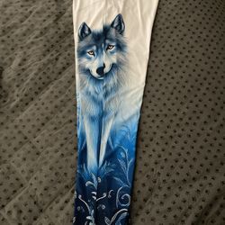 Ladies Blue Leggings 