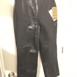 Womens Genuine Leather Pants