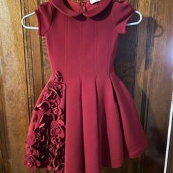  Girls Runway Holiday Ruby Red Dress Sz 6  