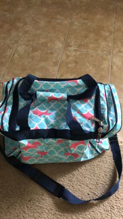 Simple southern mermaid overnight bag